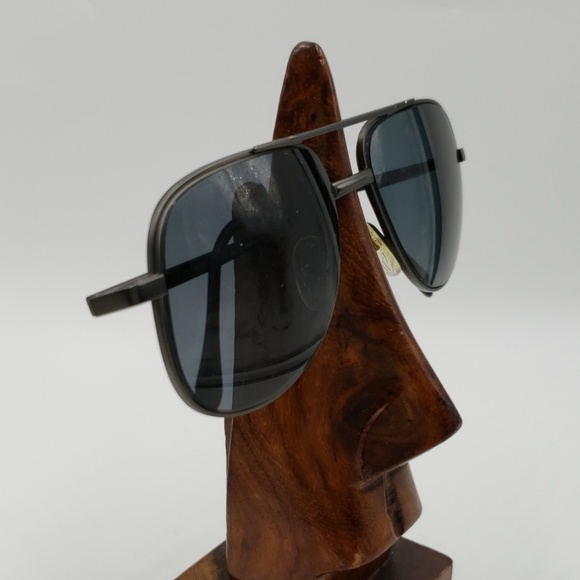 Monsieur Gunmetal Aviator Sunglasses Frames - Picture 3 of 6